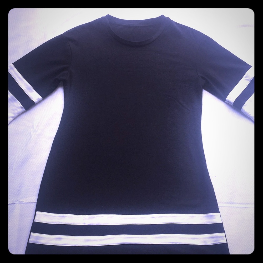 NWOT Black and white tunic/dress
